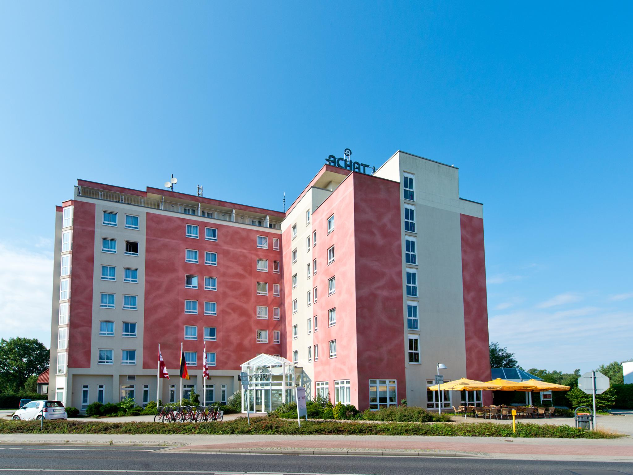 Achat Hotel Schwarzheide Lausitz Bagian luar foto